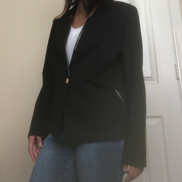 Anne Klein Black Semi-Formal/Formal Blazer Coat w/ pockets!! - Picture 3 of 9